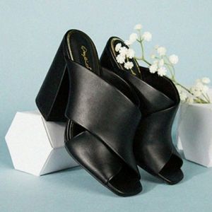 Block Heel Mules